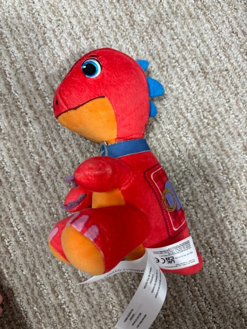 DINO RANCH 7" PLUSH DINOSAUR, BLITZ - Picture 2 of 4